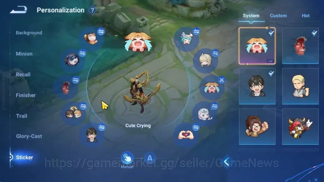 Honor of Kings Accounts Hero 33 Skin 14| Legend (Angela) | AOT (Mayene),3 image 8