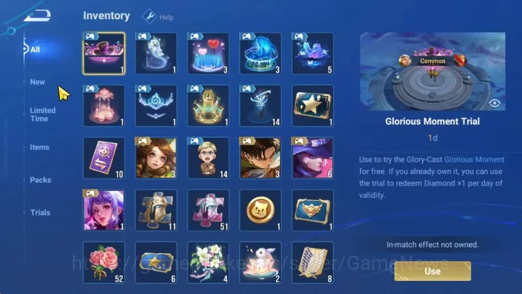 Honor of Kings Accounts Hero 33 Skin 14| Legend (Angela) | AOT (Mayene),3 image 9