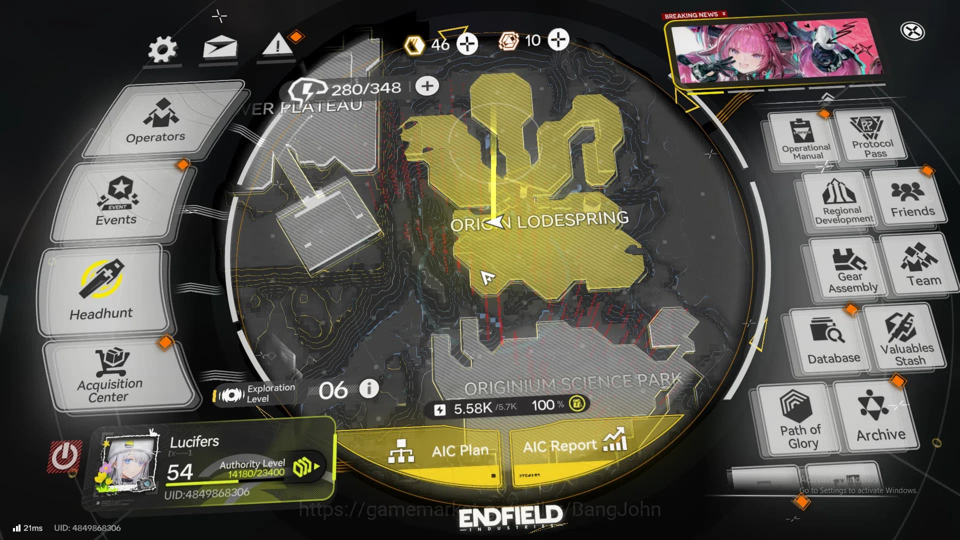 Arknights: Endfield Accounts Mid Game | ASIA | Laevatain + Sign | Yvonne P1| Gi image 1