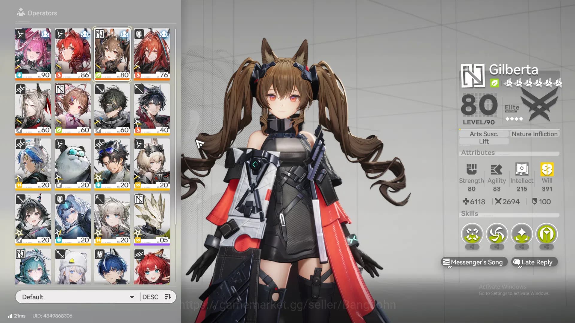 Arknights: Endfield Accounts Mid Game | ASIA | Laevatain + Sign | Yvonne P1| Gi image 5