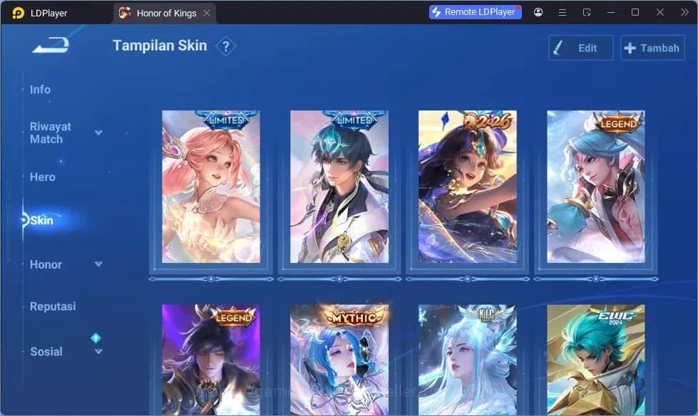 Honor of Kings Accounts GLOBAL|112HR|235SK|Mythic Diochan | Dolia Limited+ image 11