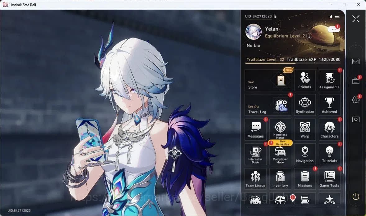 Honkai Star Rail Accounts ASIA | TL 32 | 5 LIMIT | YAO GUANG | SILVER WOLF | image 1