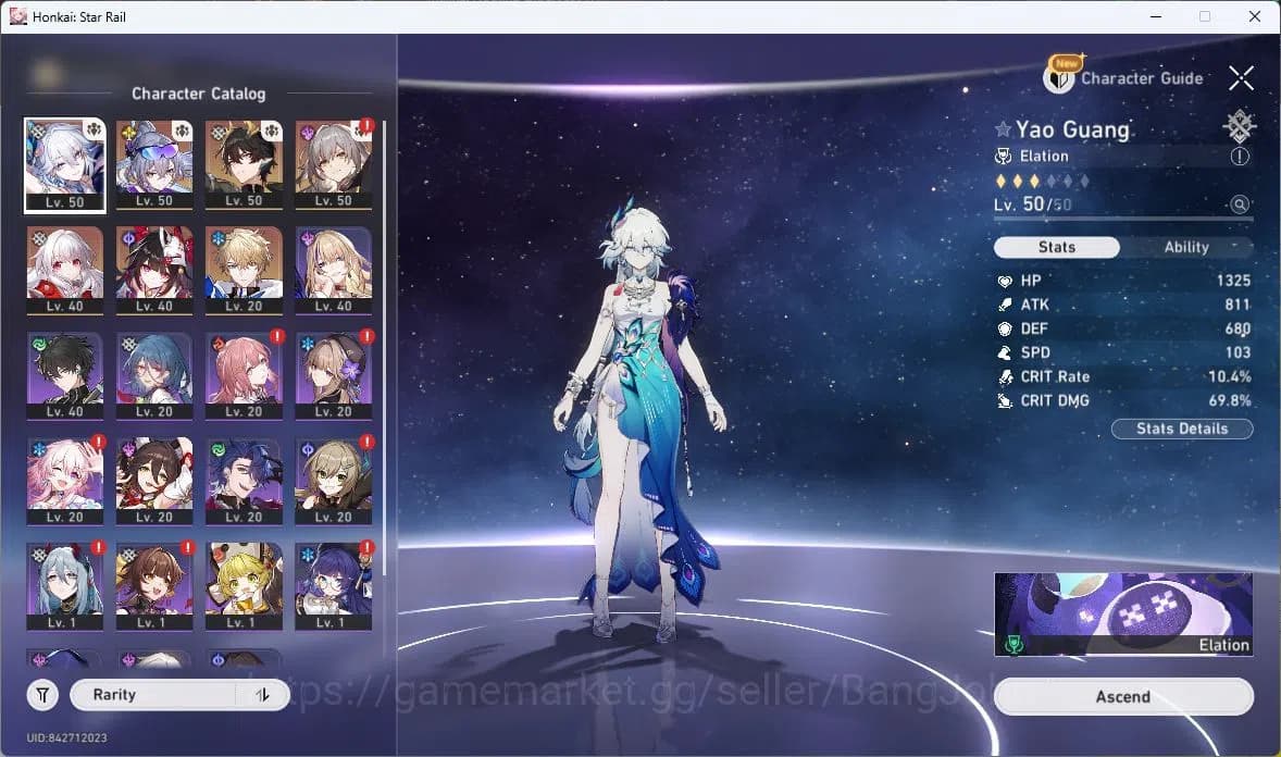 Honkai Star Rail Accounts ASIA | TL 32 | 5 LIMIT | YAO GUANG | SILVER WOLF | image 3