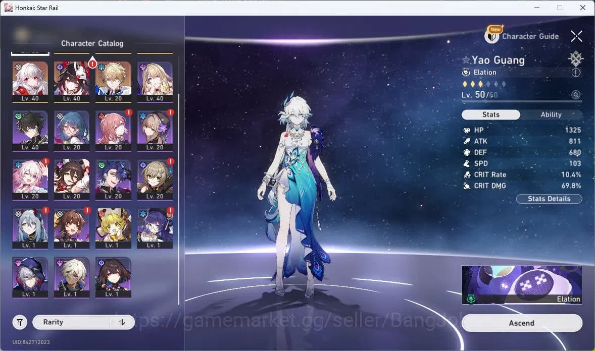 Honkai Star Rail Accounts ASIA | TL 32 | 5 LIMIT | YAO GUANG | SILVER WOLF | image 4