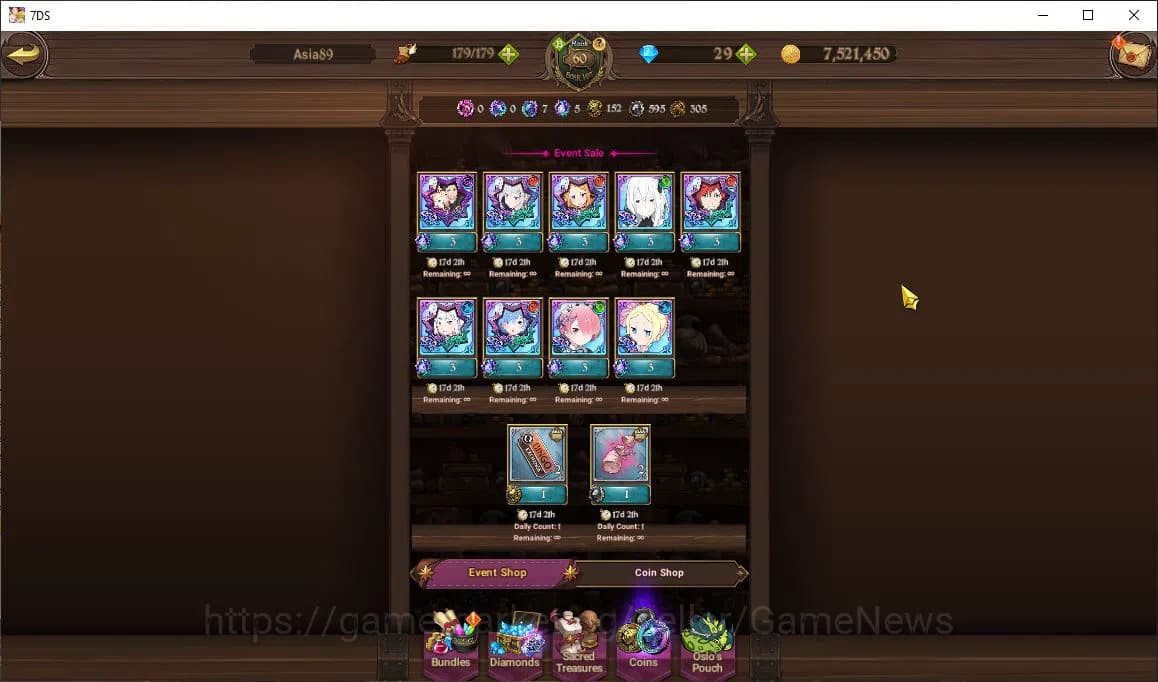 The Seven Deadly Sins: Grand Cross Accounts Asia|2M CC|1 Seventh Spring Box|1 LR+6 UR+Colab|Su image 10