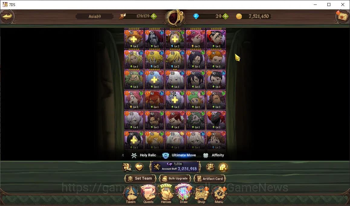 The Seven Deadly Sins: Grand Cross Accounts Asia|2M CC|1 Seventh Spring Box|1 LR+6 UR+Colab|Su image 14