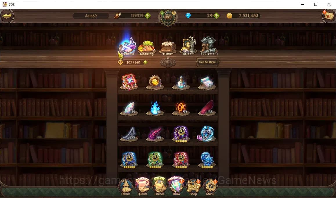 The Seven Deadly Sins: Grand Cross Accounts Asia|2M CC|1 Seventh Spring Box|1 LR+6 UR+Colab|Su image 8