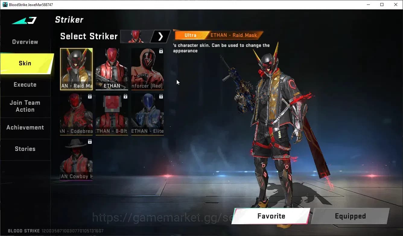 Blood Strike Accounts ASIA|ULTRA,ETHAN,JET|LEGENDARY SKIN 4 MORE DETAIL image 12