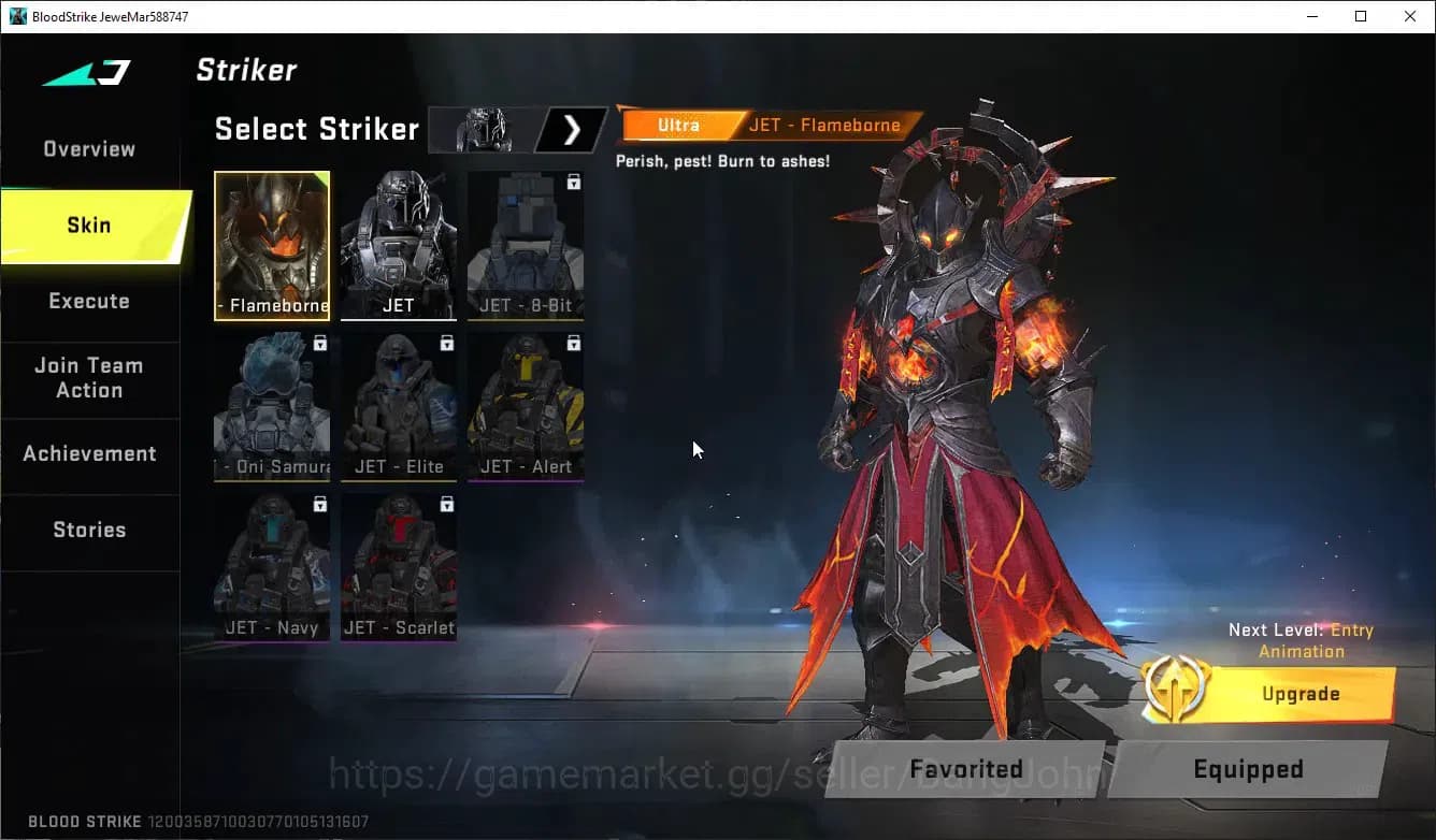 Blood Strike Accounts ASIA|ULTRA,ETHAN,JET|LEGENDARY SKIN 4 MORE DETAIL image 13