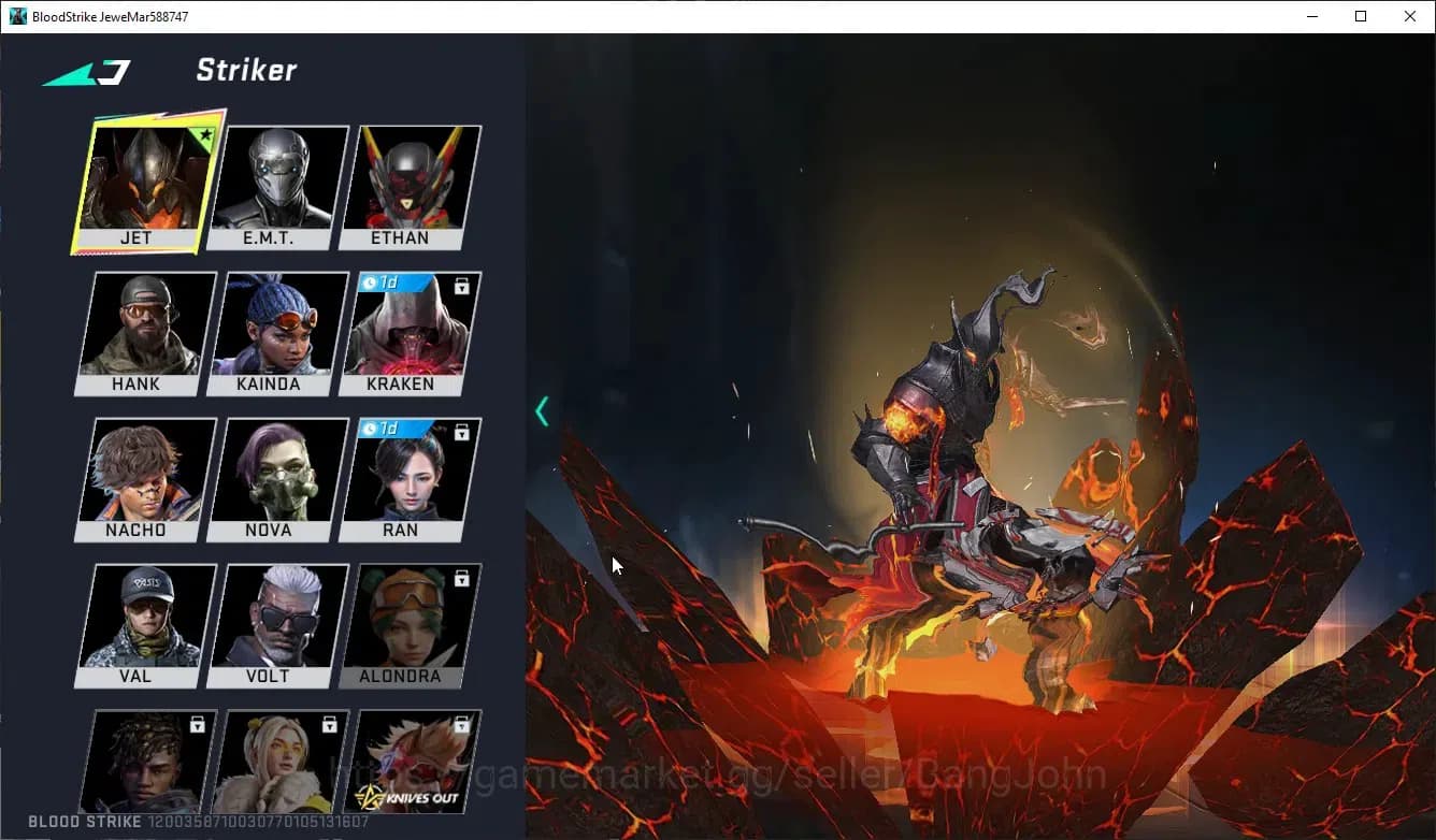 Blood Strike Accounts ASIA|ULTRA,ETHAN,JET|LEGENDARY SKIN 4 MORE DETAIL image 14