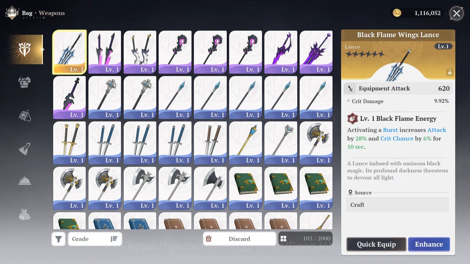 The Seven Deadly Sins: Origin Accounts EUROPE|Fresh Starter Lvl 2|2 SSR|Escanor,Guila&4SR image 4