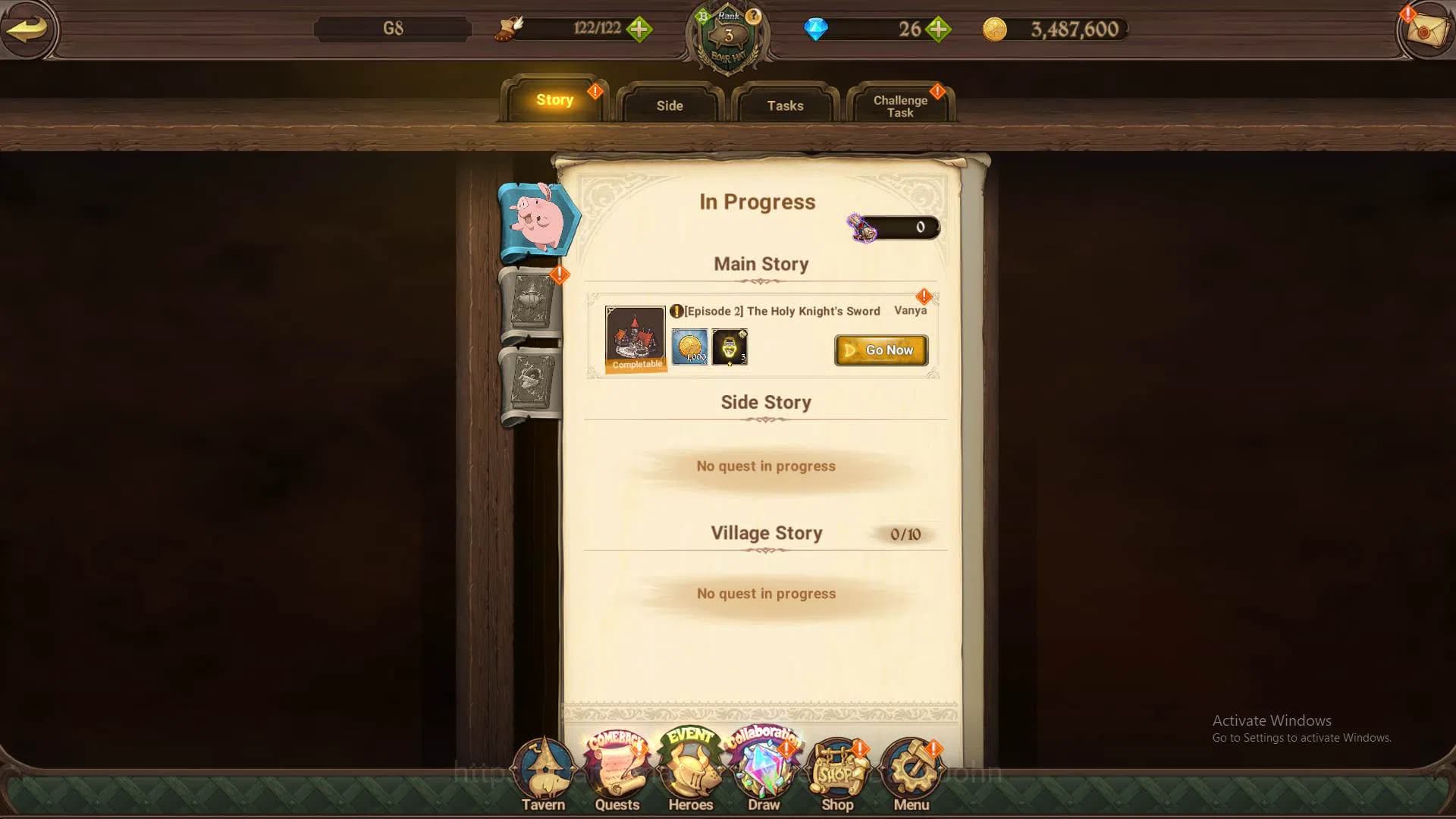 The Seven Deadly Sins: Grand Cross Accounts GLOBAL|192K CC|Fresh starter|Collab Re-zero 2 Emil image 7