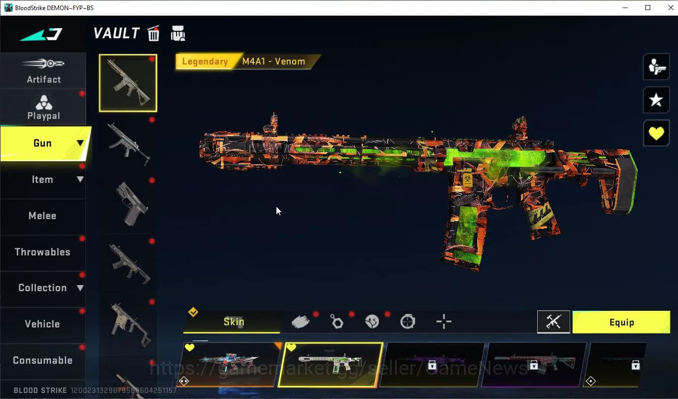 Blood Strike Accounts ASIA|EVO(FAL Lv3)+Legend Katana+Collab AOT(KAG-6,F image 6