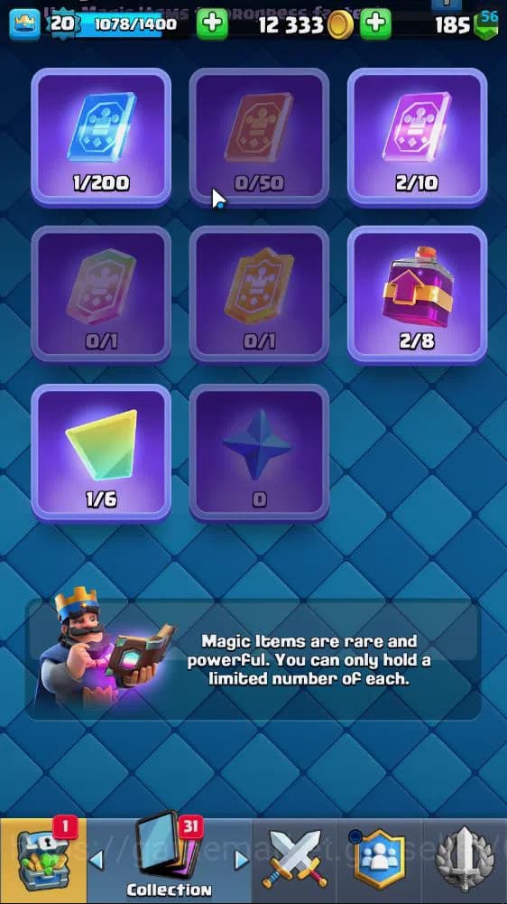 Clash Royale Accounts Lv 20|Trophy 3764|KTL 8|Limited Skin|Card 63| 2 EV image 10