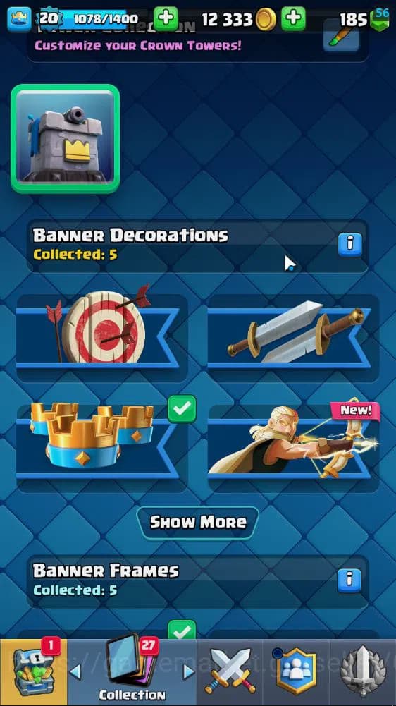 Clash Royale Accounts Lv 20|Trophy 3764|KTL 8|Limited Skin|Card 63| 2 EV image 12