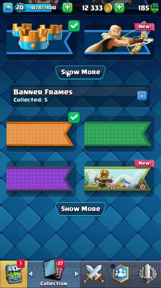 Clash Royale Accounts Lv 20|Trophy 3764|KTL 8|Limited Skin|Card 63| 2 EV image 13