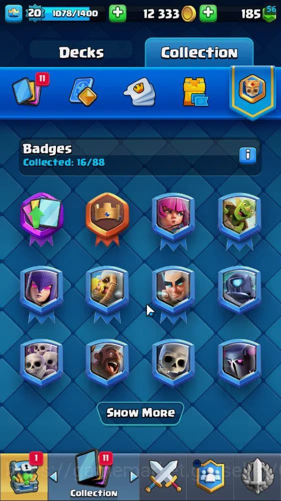 Clash Royale Accounts Lv 20|Trophy 3764|KTL 8|Limited Skin|Card 63| 2 EV image 14