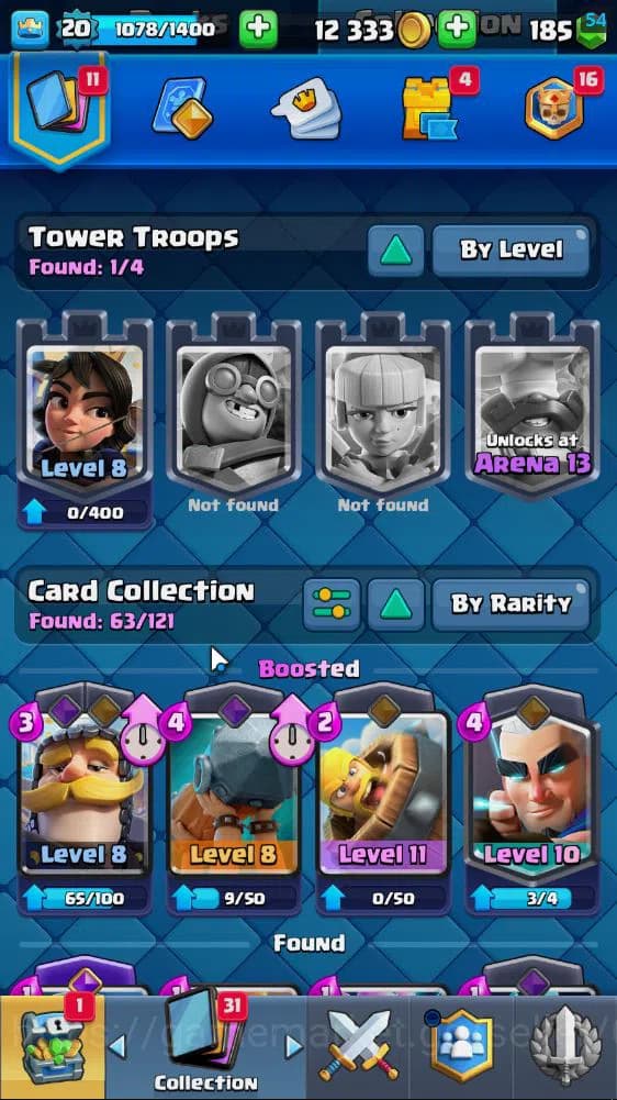 Clash Royale Accounts Lv 20|Trophy 3764|KTL 8|Limited Skin|Card 63| 2 EV image 4