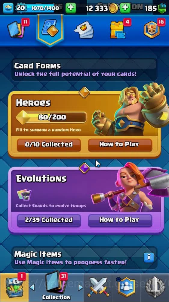 Clash Royale Accounts Lv 20|Trophy 3764|KTL 8|Limited Skin|Card 63| 2 EV image 5