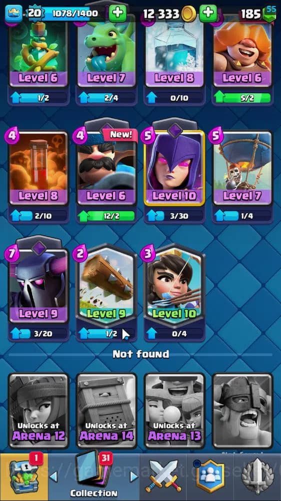 Clash Royale Accounts Lv 20|Trophy 3764|KTL 8|Limited Skin|Card 63| 2 EV image 9