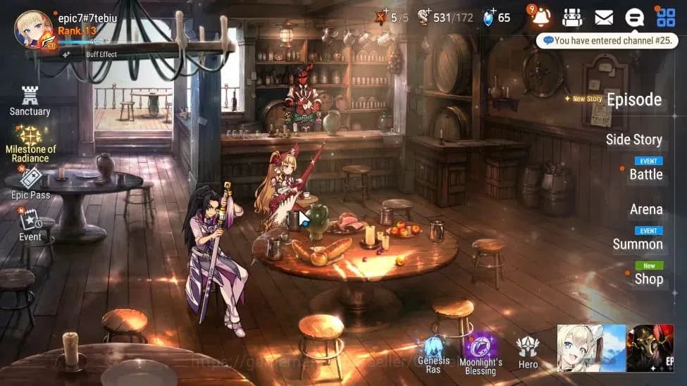 Epic Seven Accounts GLOBAL Unverif|New Era|3 ML(Salome,Dragon King Sha image 1