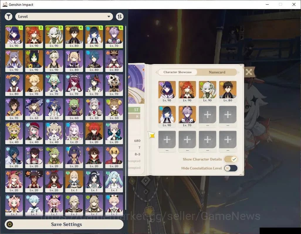 Genshin Impact Accounts ASIA|AR 57|6 Limited+3(*5Weapon)|NahidaC1,Mavuika, image 1