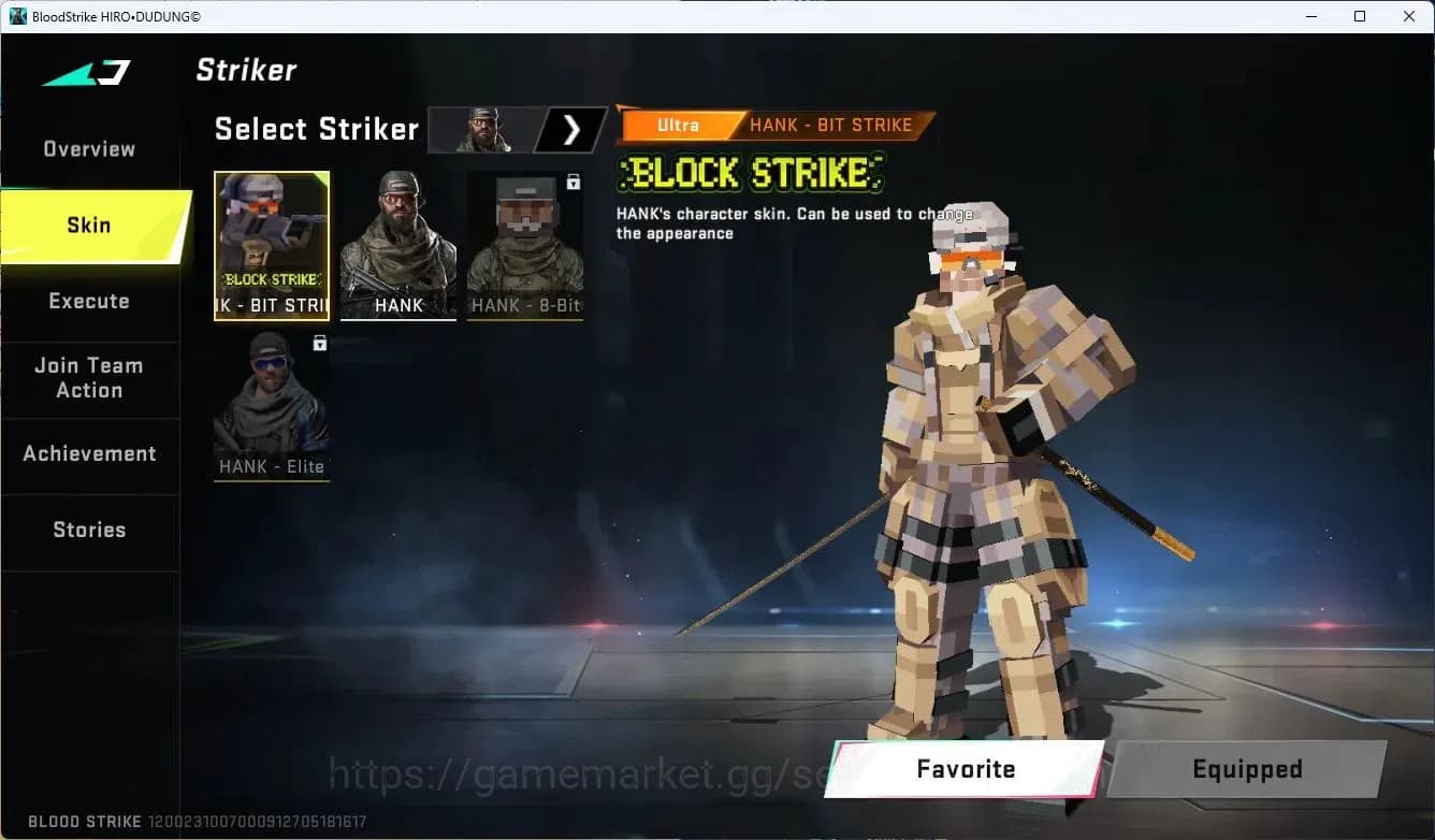 Blood Strike Accounts ASIA | TR Katana Melee|TR Keisuke Baji Striker|4 U image 3