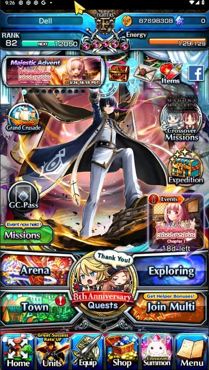 Grand Summoners Accounts GLOBAL | Ascend 16 | Saitama TW, Houka, Shirou TW, image 1