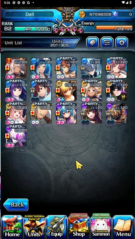 Grand Summoners Accounts GLOBAL | Ascend 16 | Saitama TW, Houka, Shirou TW, image 3