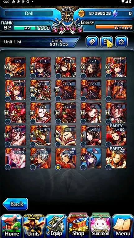 Grand Summoners Accounts GLOBAL | Ascend 16 | Saitama TW, Houka, Shirou TW, image 4