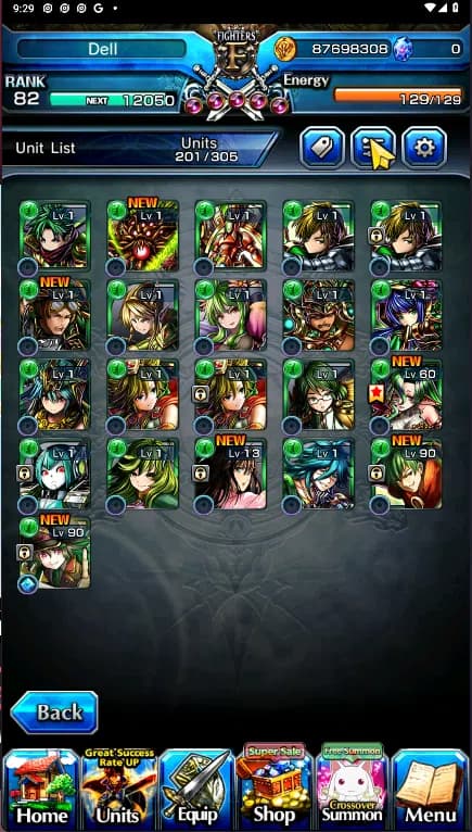 Grand Summoners Accounts GLOBAL | Ascend 16 | Saitama TW, Houka, Shirou TW, image 6