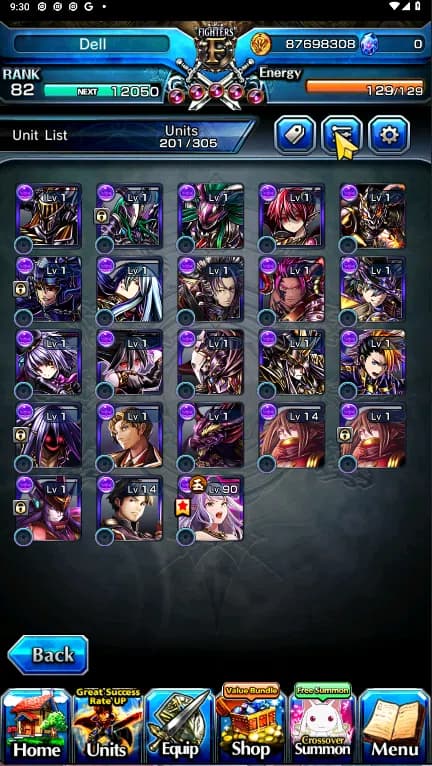 Grand Summoners Accounts GLOBAL | Ascend 16 | Saitama TW, Houka, Shirou TW, image 8