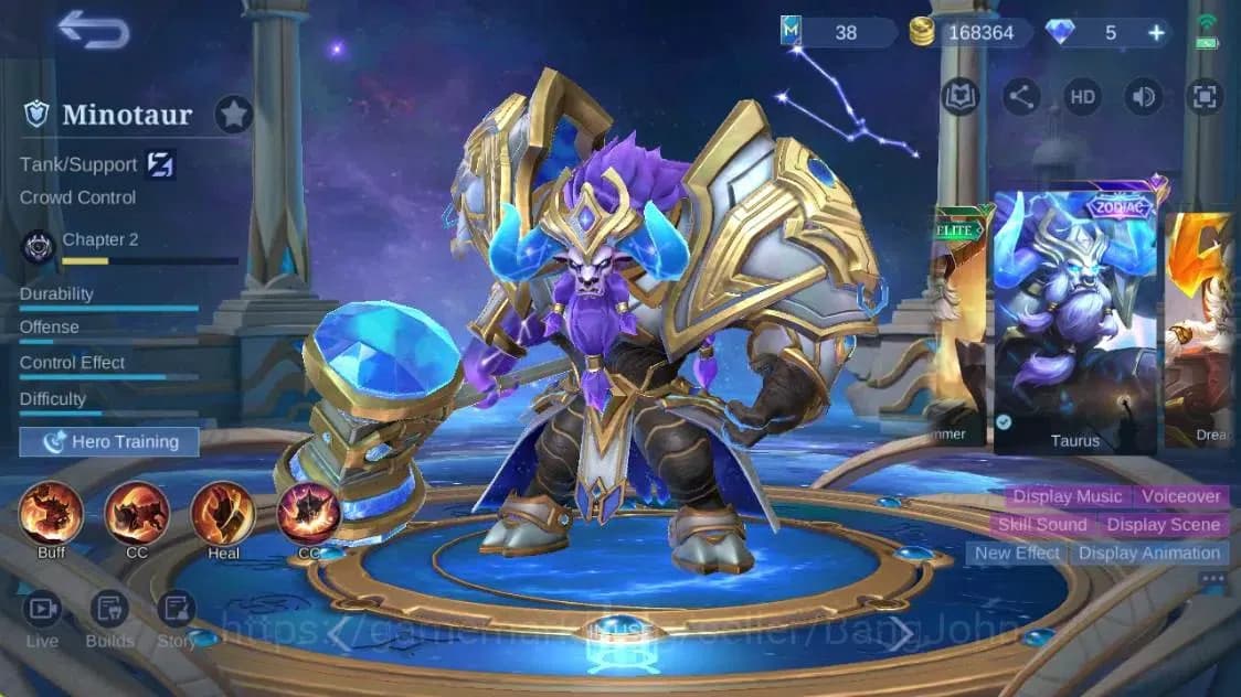 Mobile Legends: Bang Bang Accounts Global|Hero 132|Skin 260|Renowned|KOF Karina|STUN image 10