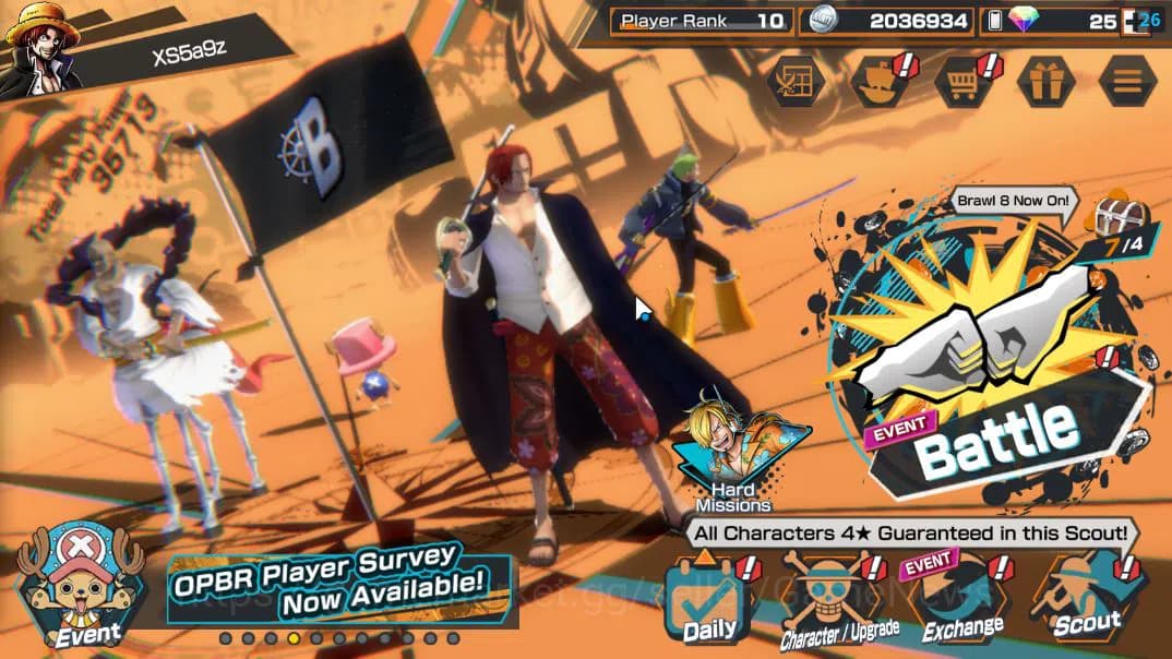 One Piece Bounty Rush Accounts Global|3 EX 1 MAX|Devine Shanks,5Elder Nusjuro,Fil image 1
