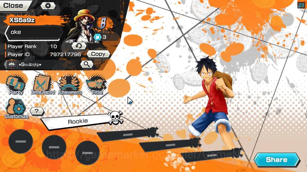 One Piece Bounty Rush Accounts Global|3 EX 1 MAX|Devine Shanks,5Elder Nusjuro,Fil image 2