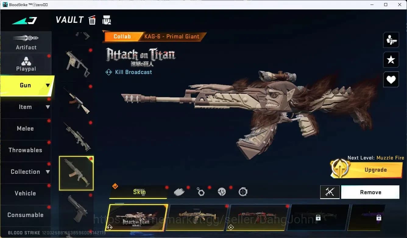 Blood Strike Accounts ASIA |MELE,KATANA|EVOLVED,FAL-DRACO|COLLAB,KAG-6|U image 11