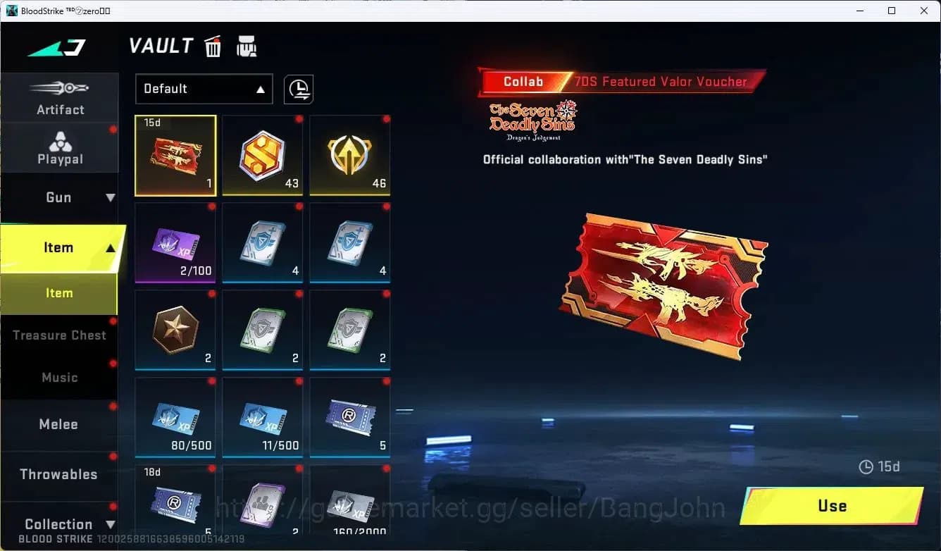 Blood Strike Accounts ASIA |MELE,KATANA|EVOLVED,FAL-DRACO|COLLAB,KAG-6|U image 17