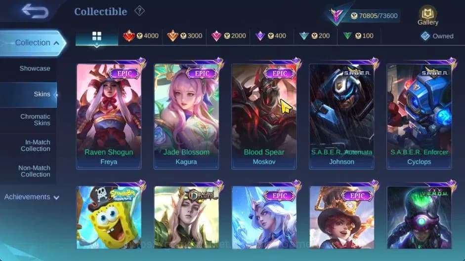 Mobile Legends: Bang Bang Accounts Hero 132|Skin 301|High Immo 105|Sanrio Floryn,KOF image 10