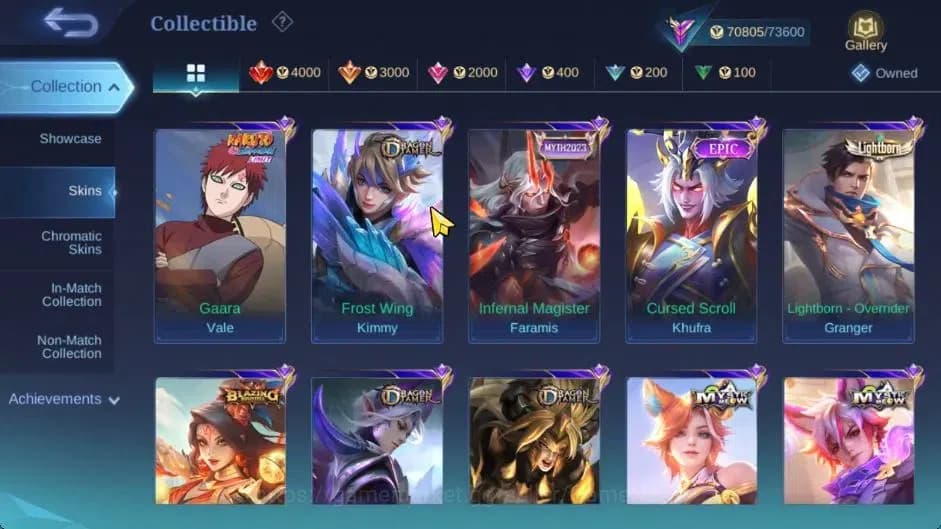 Mobile Legends: Bang Bang Accounts Hero 132|Skin 301|High Immo 105|Sanrio Floryn,KOF image 14
