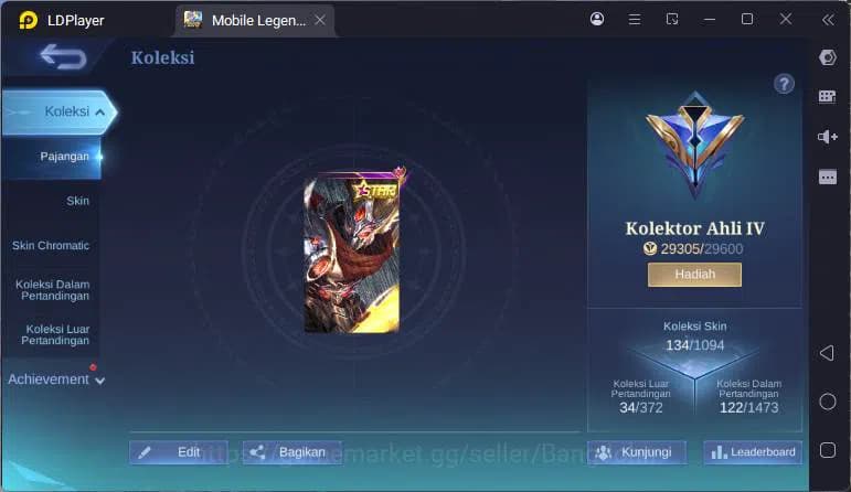 Mobile Legends: Bang Bang Accounts GLOBAL|Hero 94|Skin 134|Annual Hayabusa,CC Natalia image 18