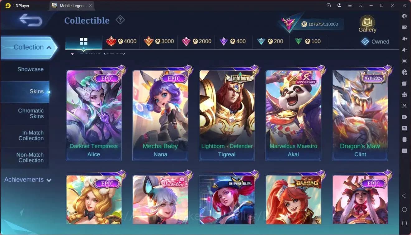 Mobile Legends: Bang Bang Accounts GLOBAL Hero 132 Skin 399|Legend Lunox|Neobeasts Ph image 12