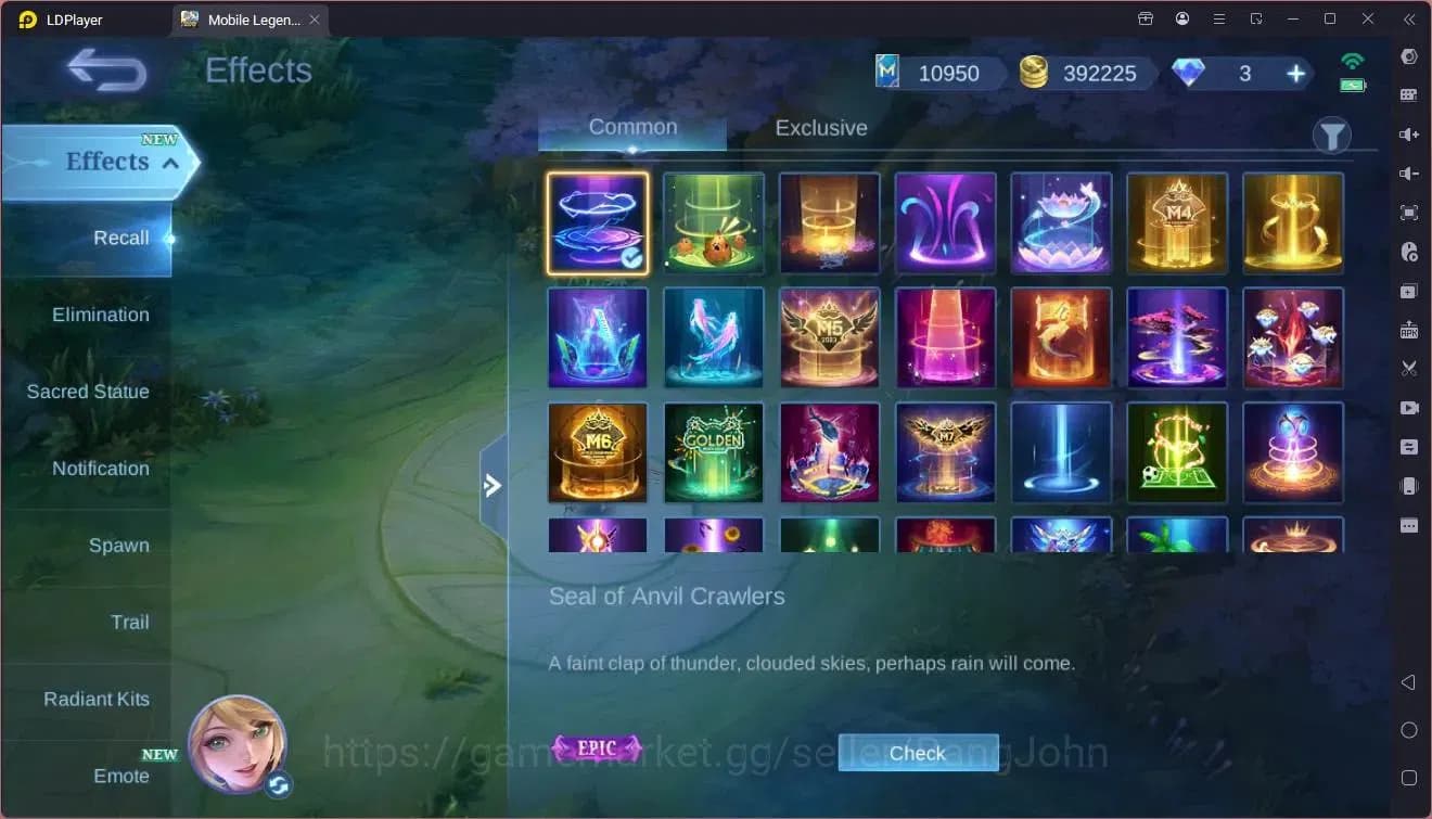 Mobile Legends: Bang Bang Accounts GLOBAL Hero 132 Skin 399|Legend Lunox|Neobeasts Ph image 18