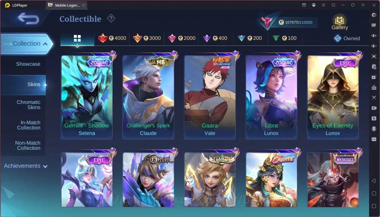 Mobile Legends: Bang Bang Accounts GLOBAL Hero 132 Skin 399|Legend Lunox|Neobeasts Ph image 7