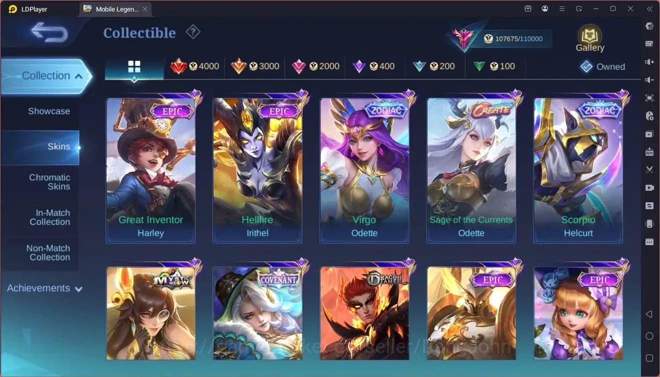 Mobile Legends: Bang Bang Accounts GLOBAL Hero 132 Skin 399|Legend Lunox|Neobeasts Ph image 9