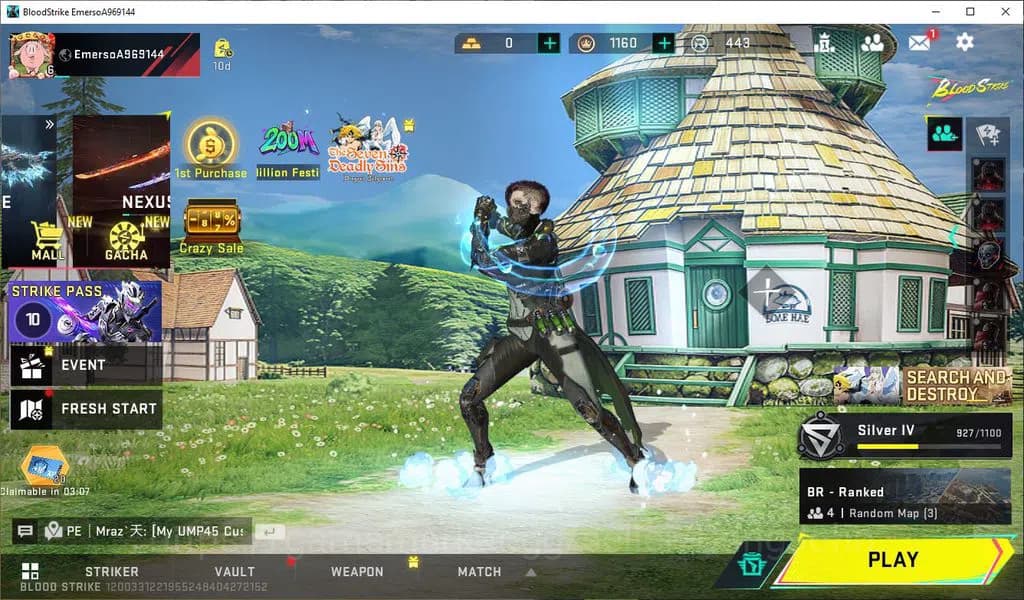 Blood Strike Accounts ASIA|ULTRA=M700,M4A1,MORE DETAIL CEK SS BS551B image 1