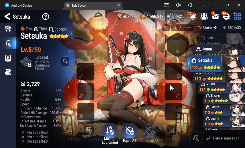 Epic Seven Accounts GLOBAL Unverif|11 ML(Salome,LOT Scales,BYSHwayoung image 2