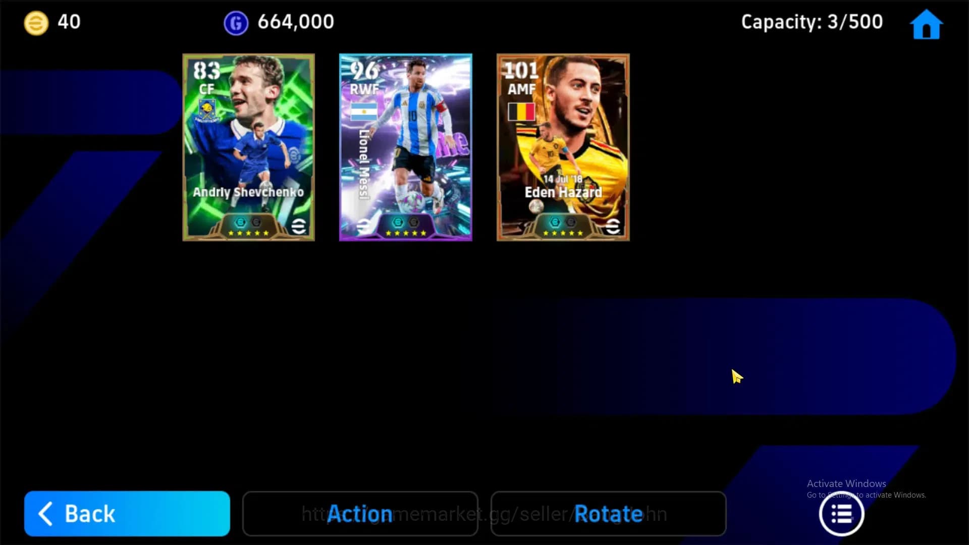 eFootball Accounts ANDROID|PW 2961|Hazard BigTime New, Andry Shevchen image 1