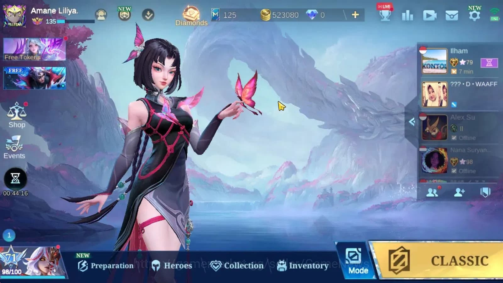 Mobile Legends: Bang Bang Accounts Hero 132|Skin338|Imortal 178|PRIME[Granger,YuZhong image 1