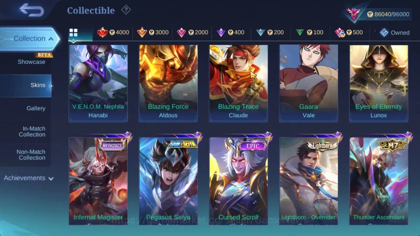 Mobile Legends: Bang Bang Accounts Hero 132|Skin338|Imortal 178|PRIME[Granger,YuZhong image 12