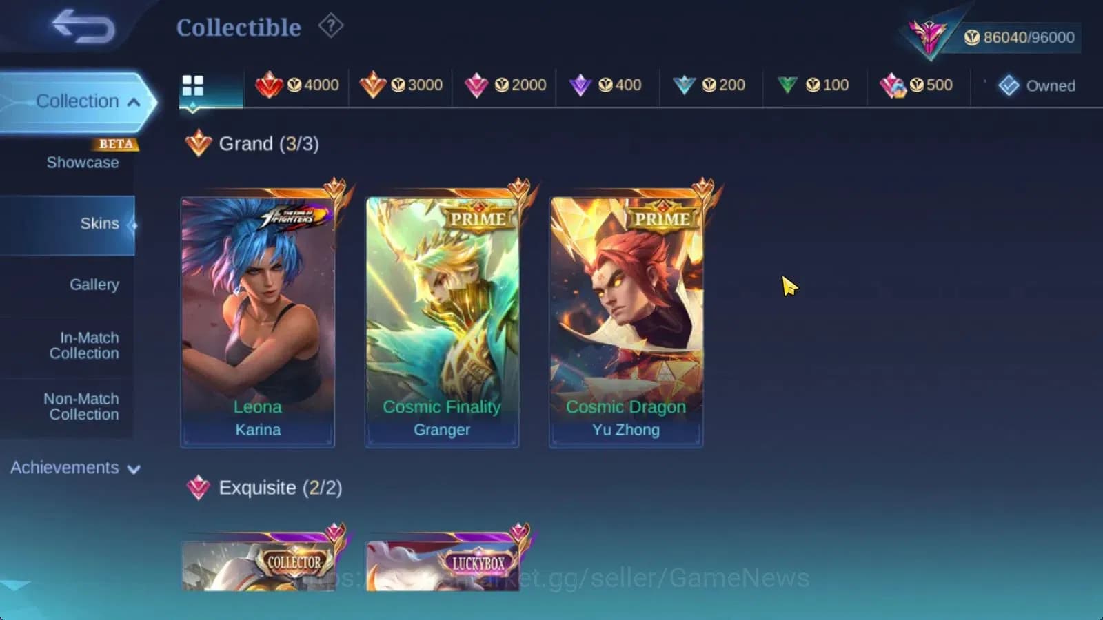 Mobile Legends: Bang Bang Accounts Hero 132|Skin338|Imortal 178|PRIME[Granger,YuZhong image 6